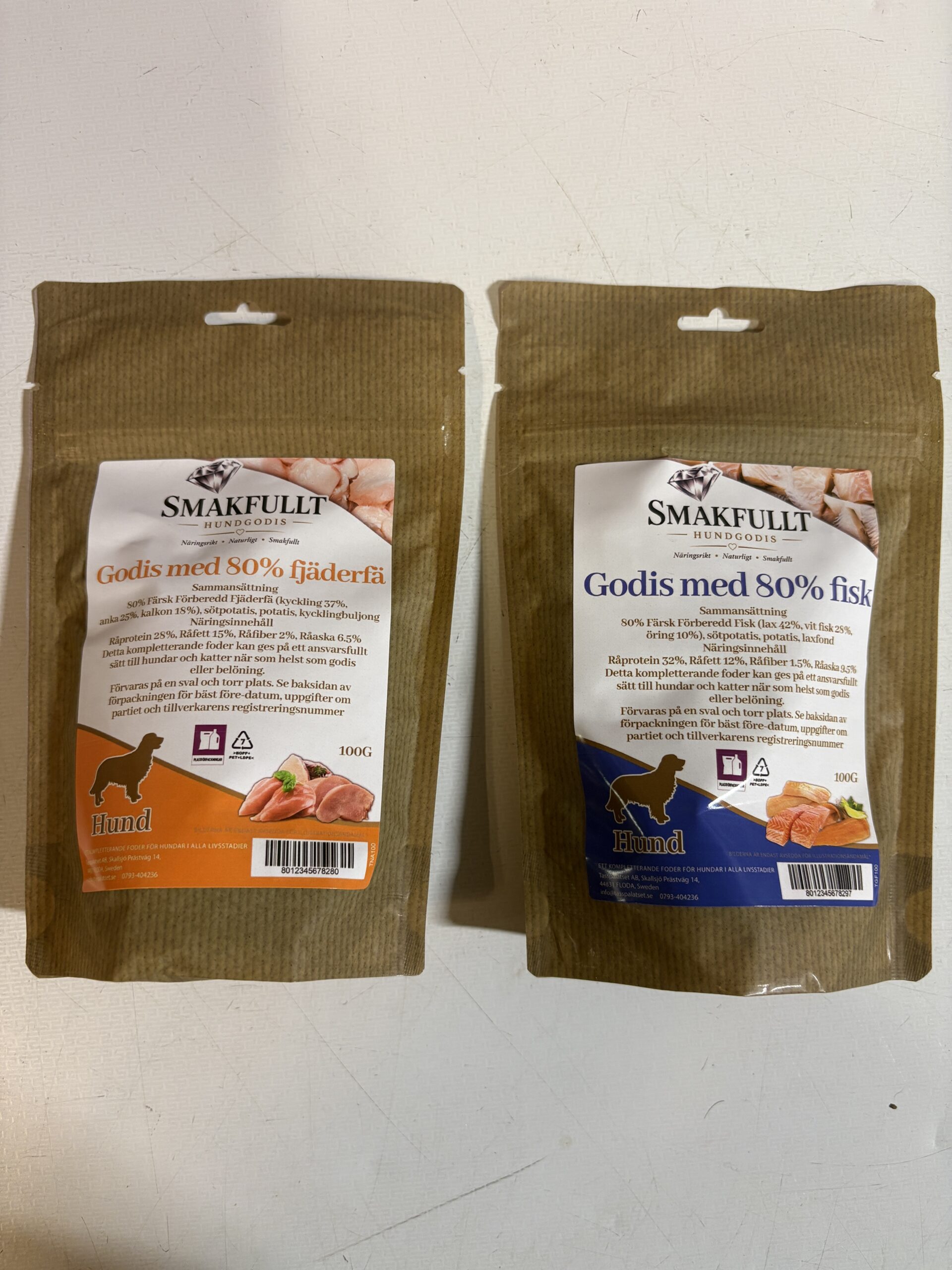 Hundgodis 80% råvara