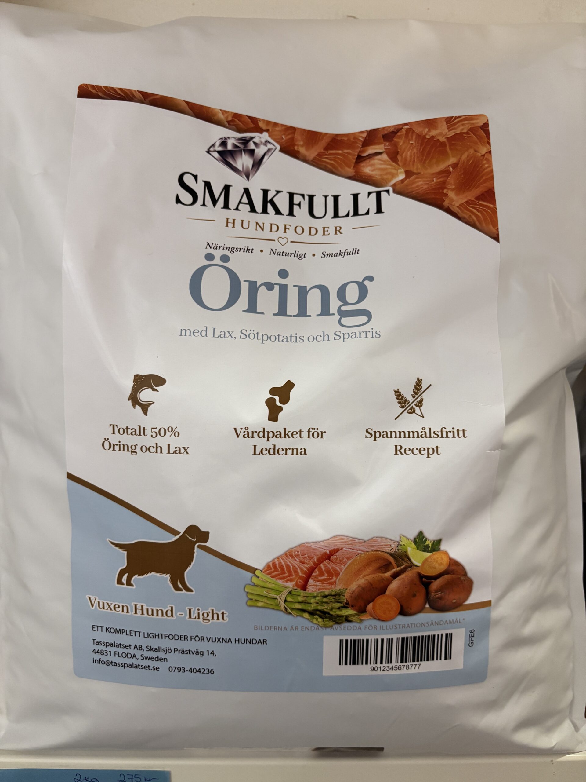 Smakfullt hundfoder Öring